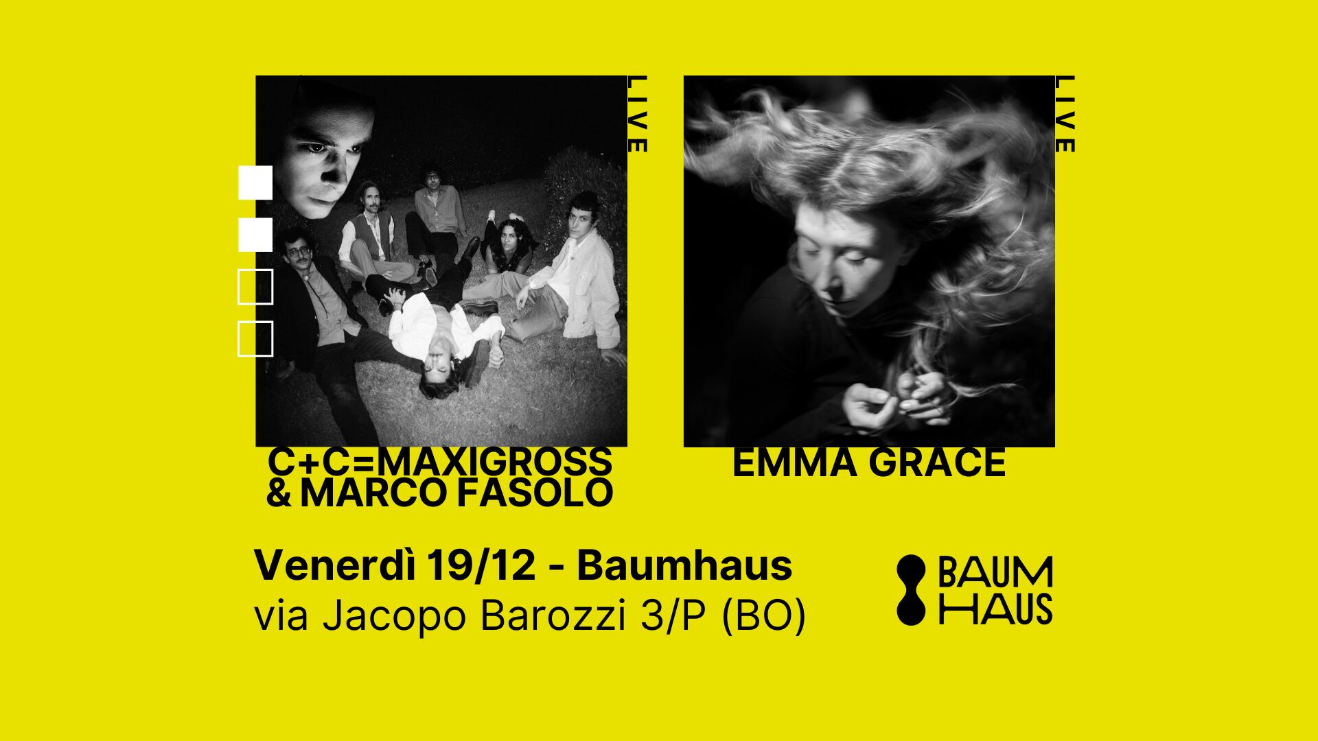 C+C=Maxigross & Marco Fasolo + Emma Grace
