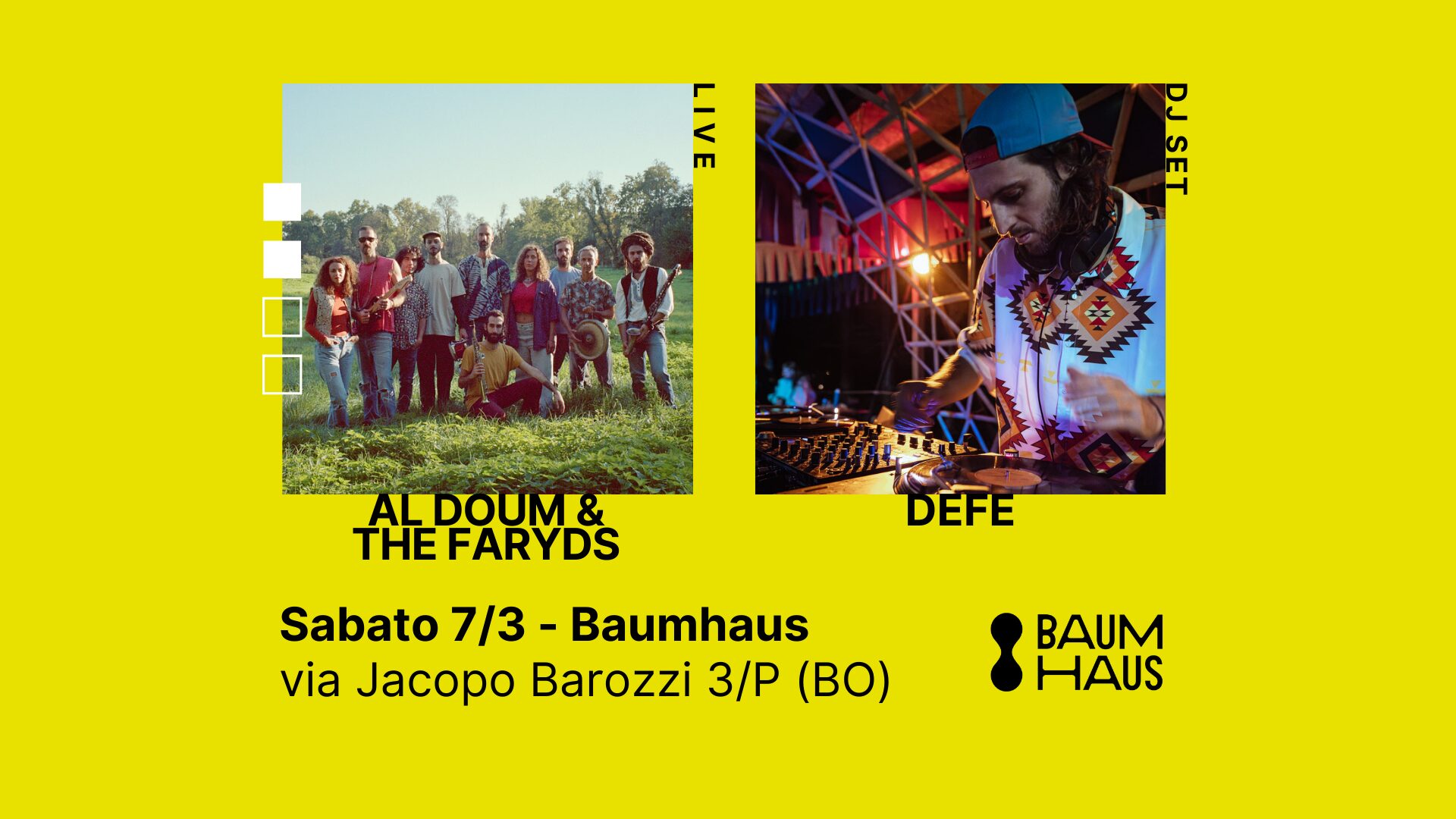 Al Doum & The Faryds live + deFe DJ set